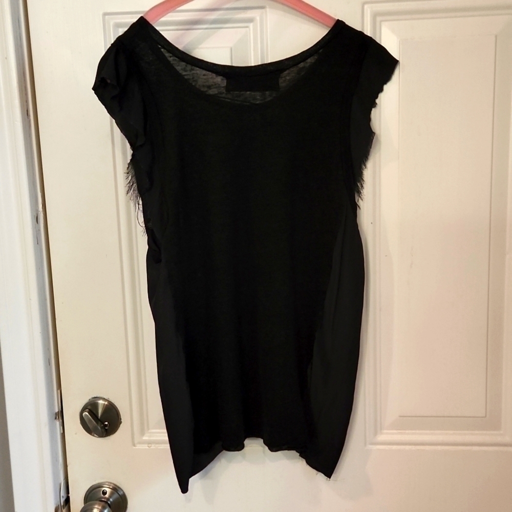 Calvin Rucker Linen Burnout Top - Picture 5 of 6
